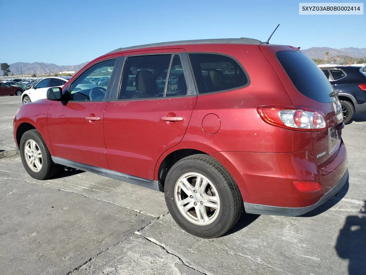 2011 Hyundai Santa Fe Gls VIN: 5XYZG3AB0BG002414 Lot: 79320024