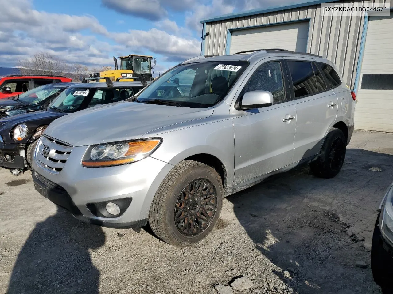 2011 Hyundai Santa Fe Limited VIN: 5XYZKDAG1BG044574 Lot: 79920694