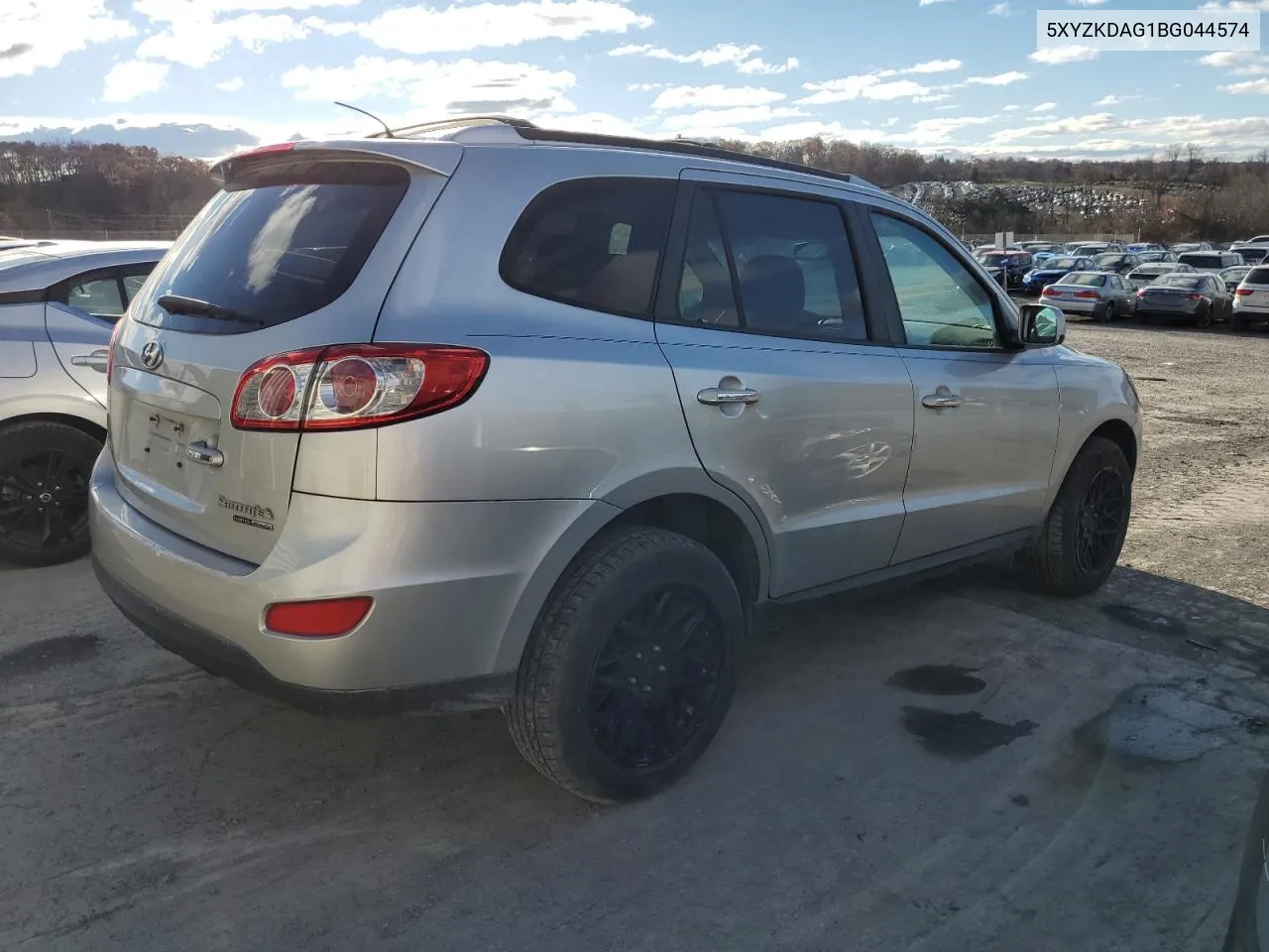 2011 Hyundai Santa Fe Limited VIN: 5XYZKDAG1BG044574 Lot: 79920694