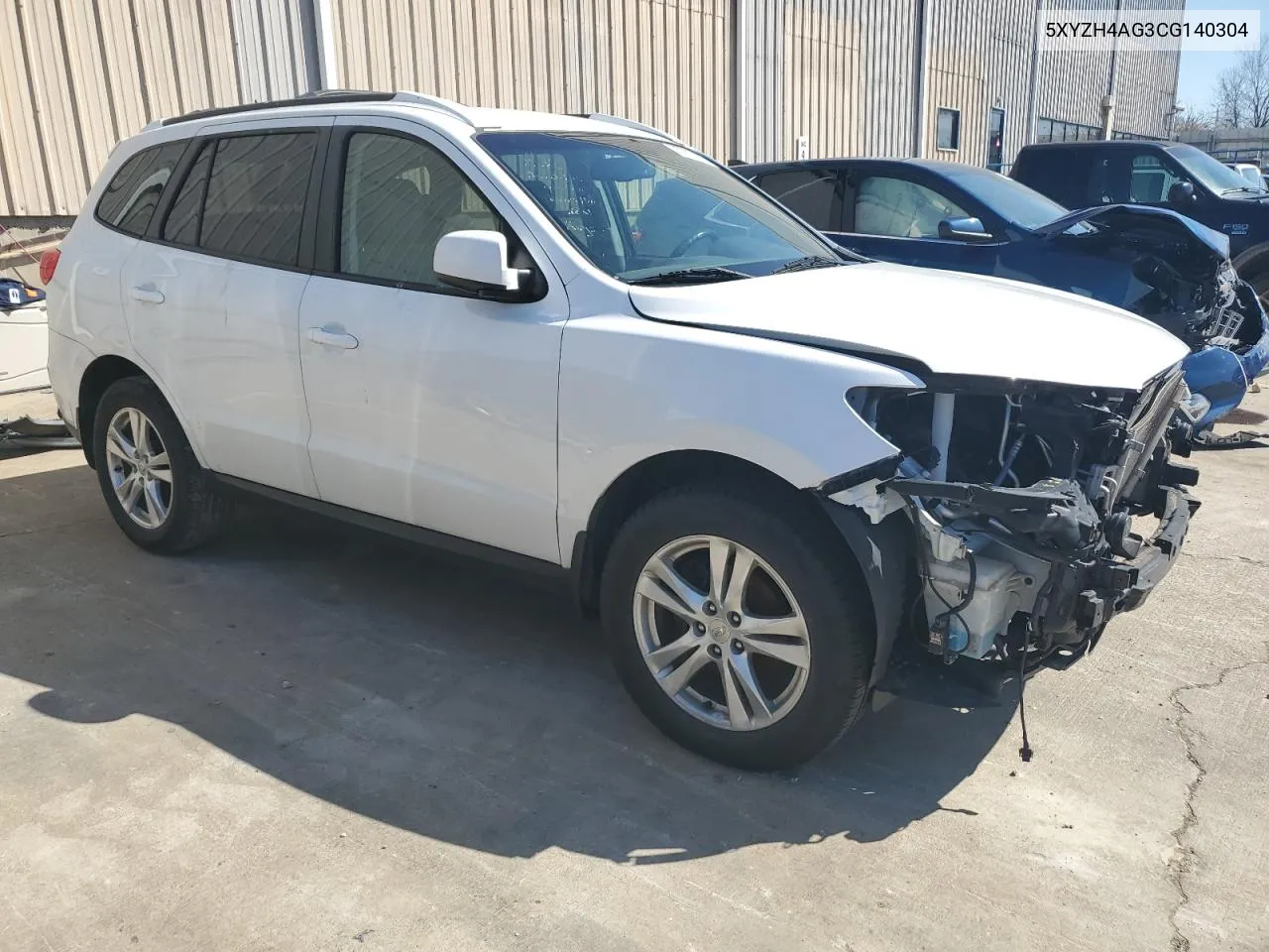 2012 Hyundai Santa Fe Se VIN: 5XYZH4AG3CG140304 Lot: 47563144