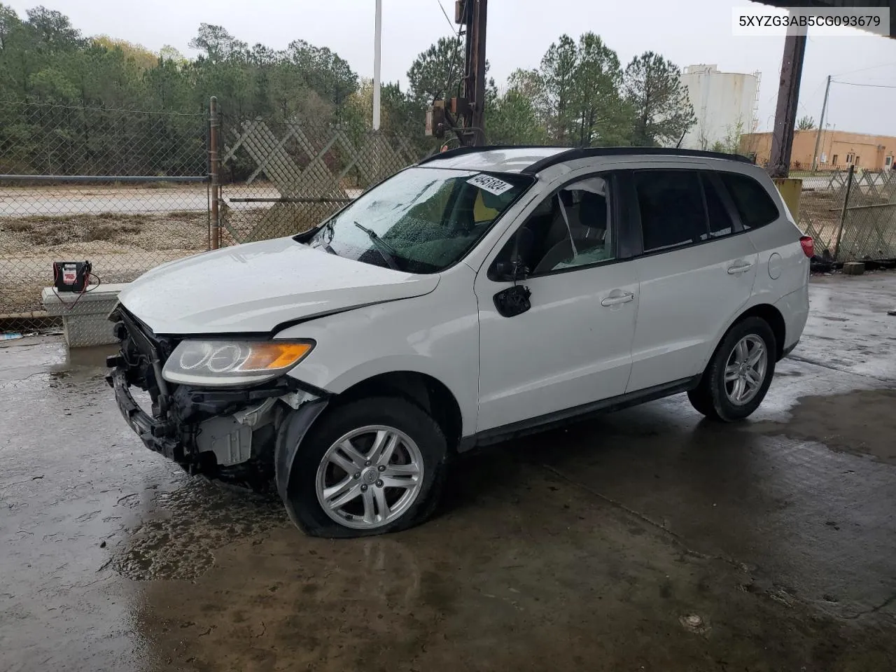 2012 Hyundai Santa Fe Gls VIN: 5XYZG3AB5CG093679 Lot: 48451824