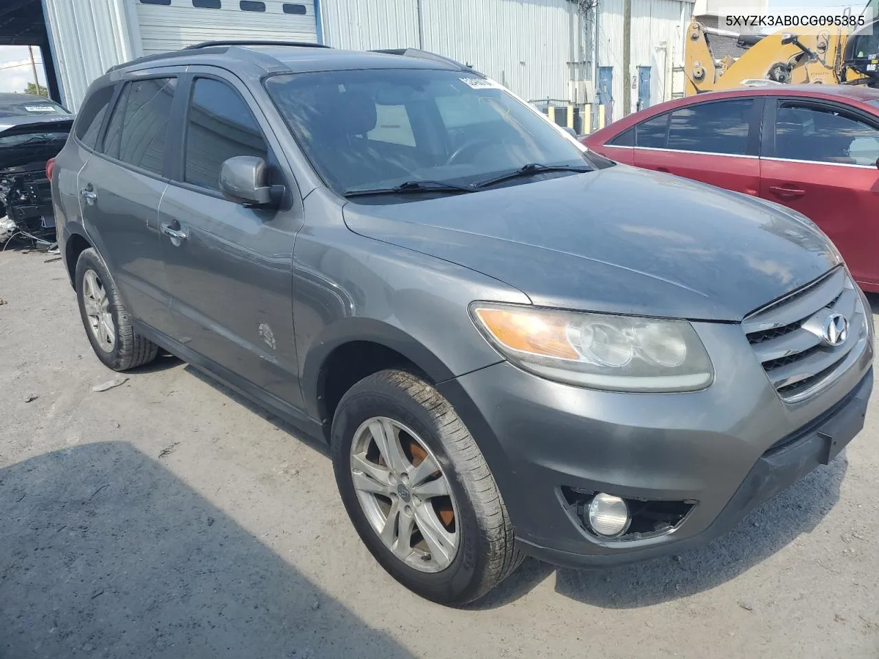 2012 Hyundai Santa Fe Limited VIN: 5XYZK3AB0CG095385 Lot: 52490164