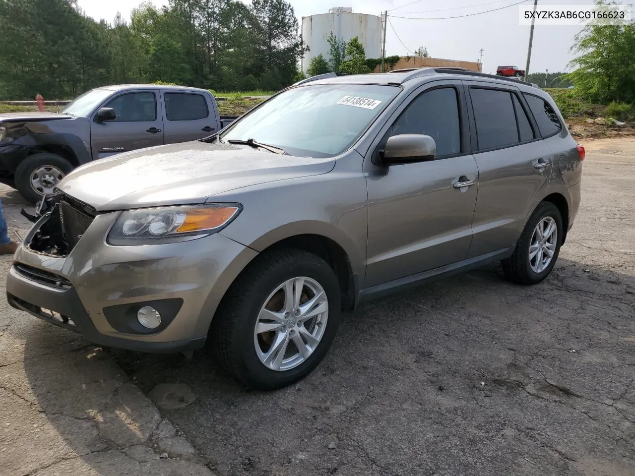 2012 Hyundai Santa Fe Limited VIN: 5XYZK3AB6CG166623 Lot: 54138514