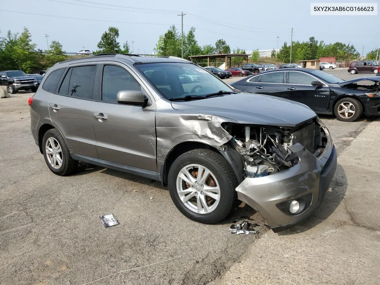 5XYZK3AB6CG166623 2012 Hyundai Santa Fe Limited