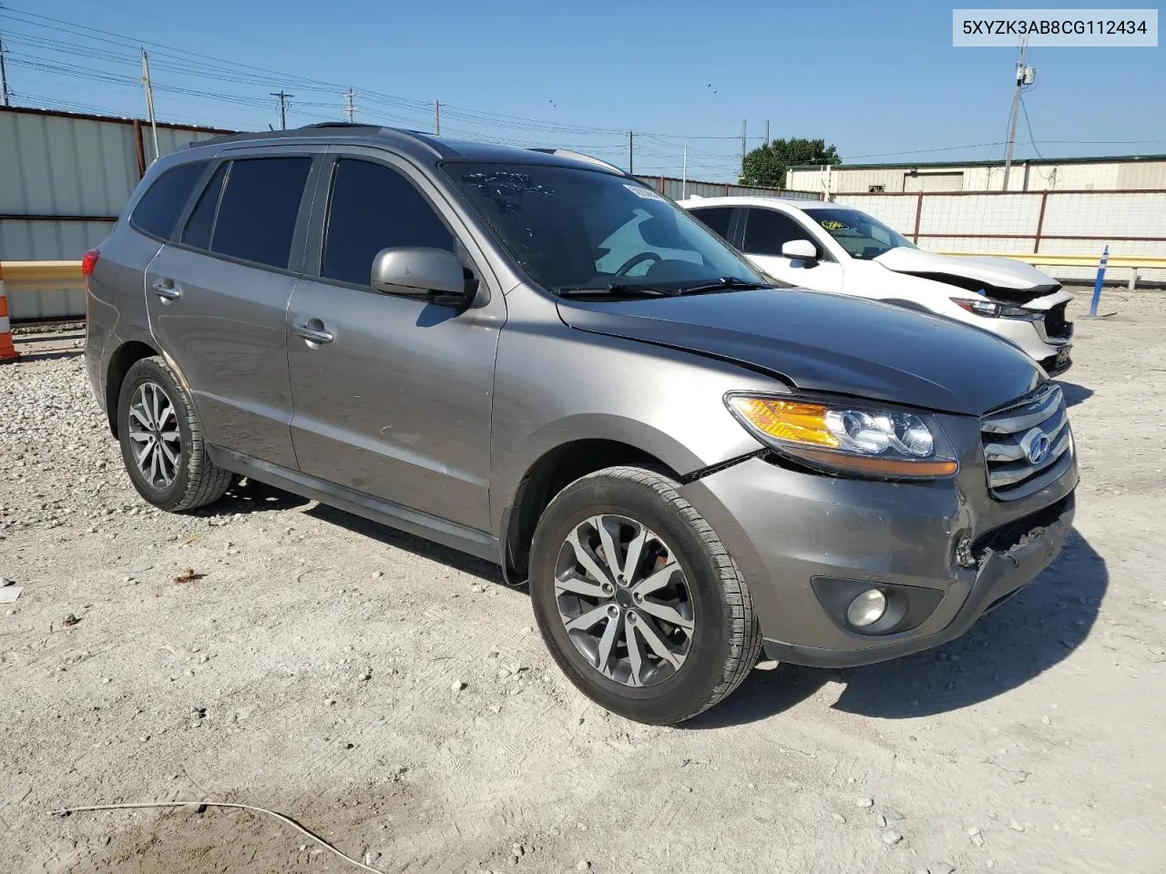 2012 Hyundai Santa Fe Limited VIN: 5XYZK3AB8CG112434 Lot: 58263684