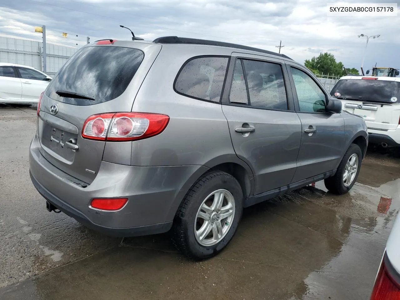 5XYZGDAB0CG157178 2012 Hyundai Santa Fe Gls