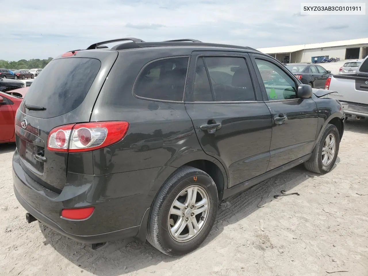 5XYZG3AB3CG101911 2012 Hyundai Santa Fe Gls