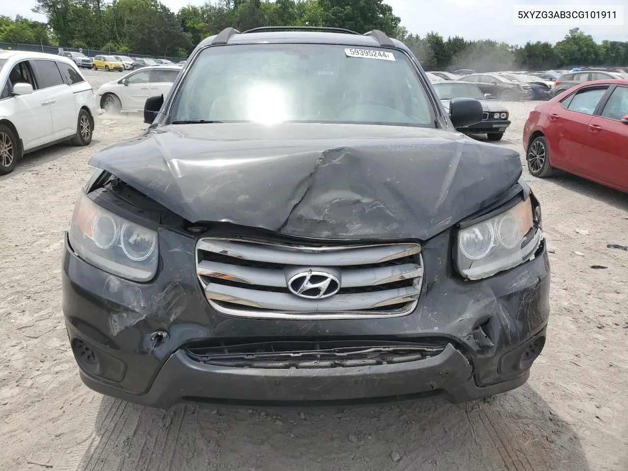 5XYZG3AB3CG101911 2012 Hyundai Santa Fe Gls