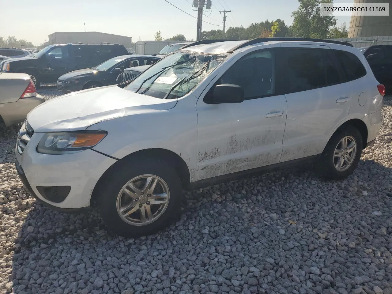 2012 Hyundai Santa Fe Gls VIN: 5XYZG3AB9CG141569 Lot: 64168254