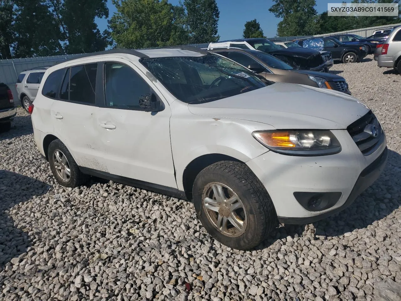 2012 Hyundai Santa Fe Gls VIN: 5XYZG3AB9CG141569 Lot: 64168254