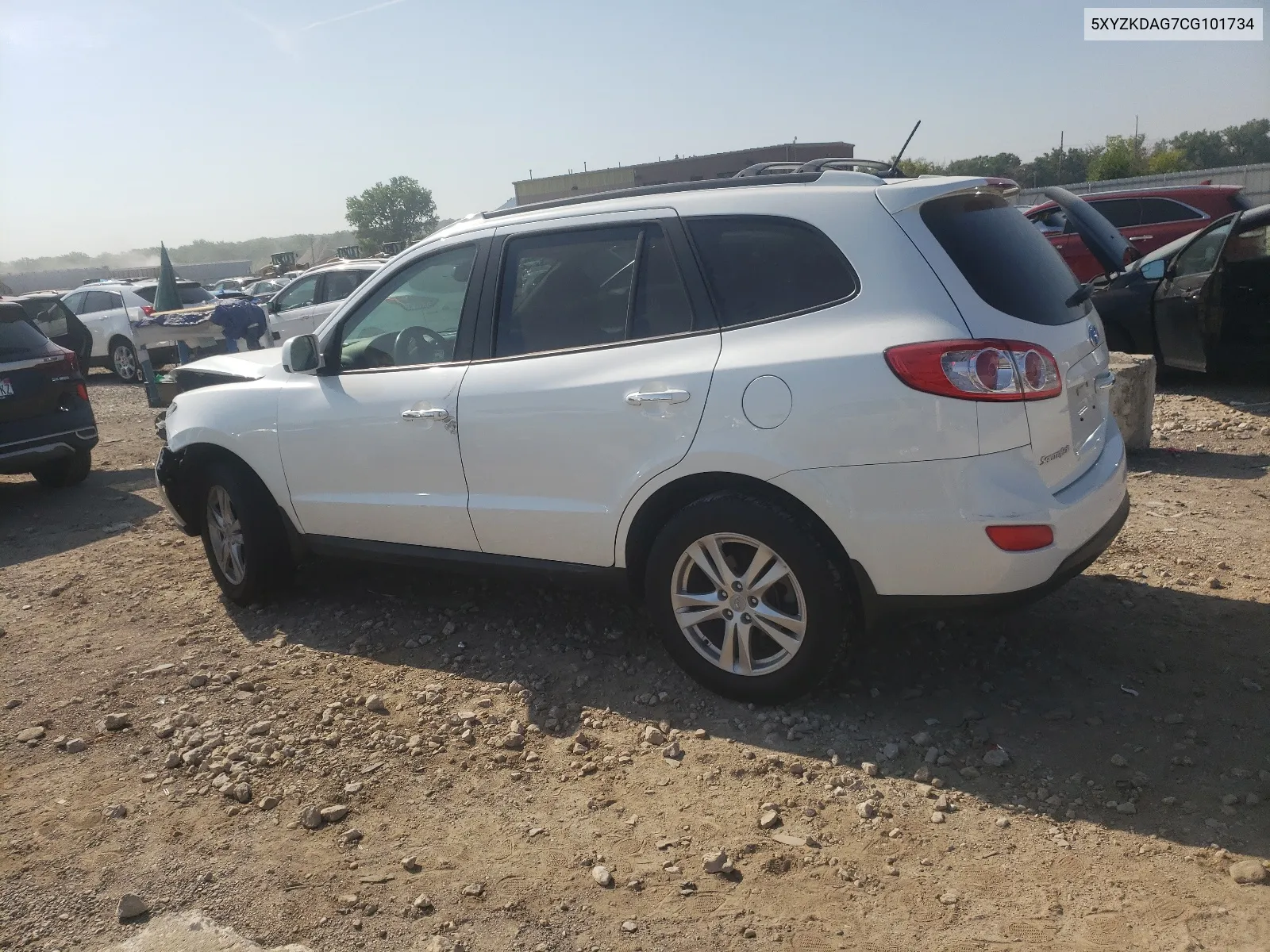 5XYZKDAG7CG101734 2012 Hyundai Santa Fe Limited