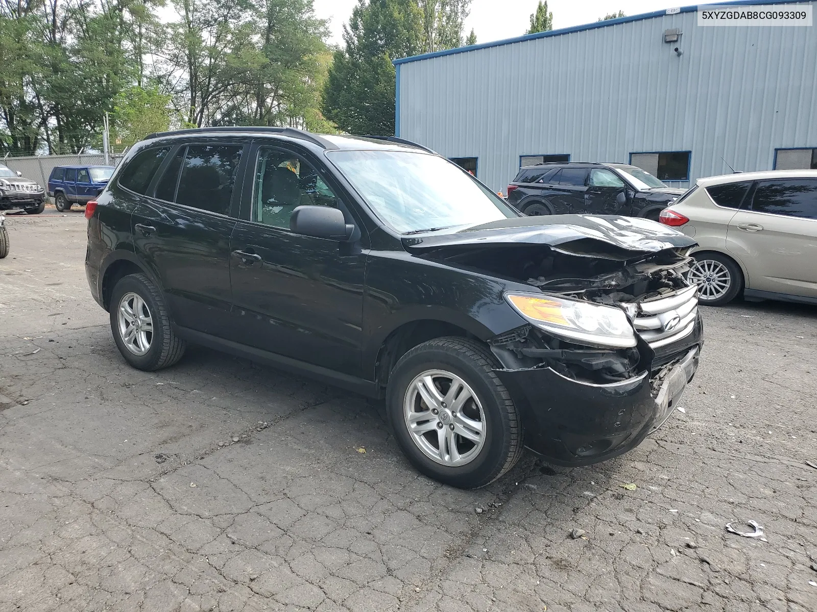 2012 Hyundai Santa Fe Gls VIN: 5XYZGDAB8CG093309 Lot: 67392274