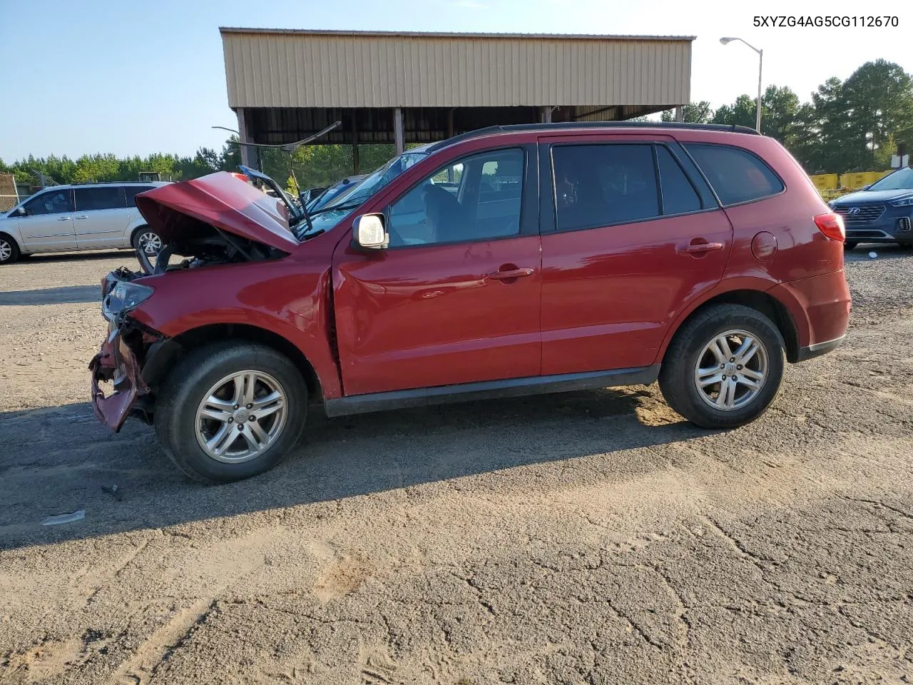 2012 Hyundai Santa Fe Gls VIN: 5XYZG4AG5CG112670 Lot: 68135674