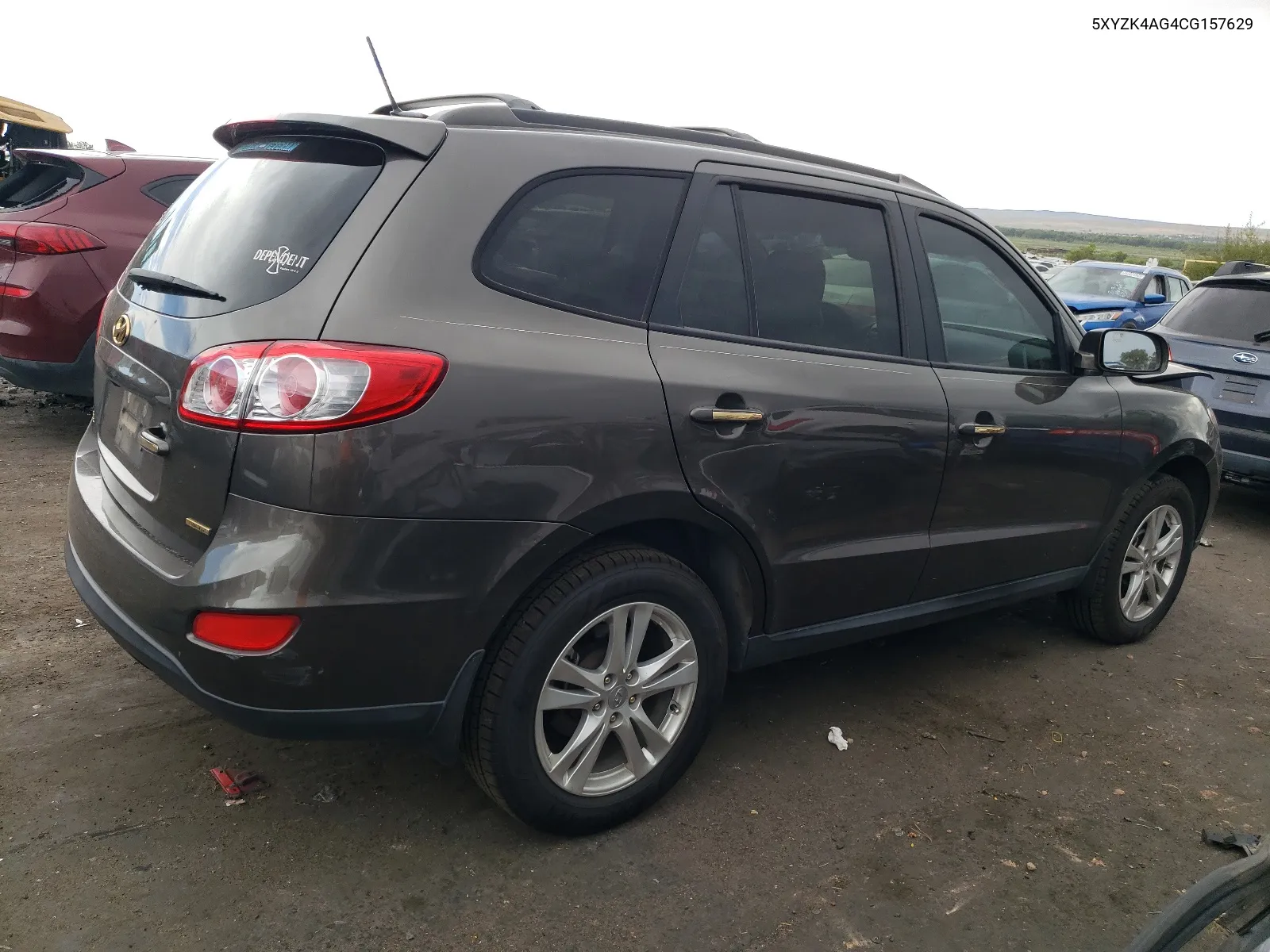 5XYZK4AG4CG157629 2012 Hyundai Santa Fe Limited