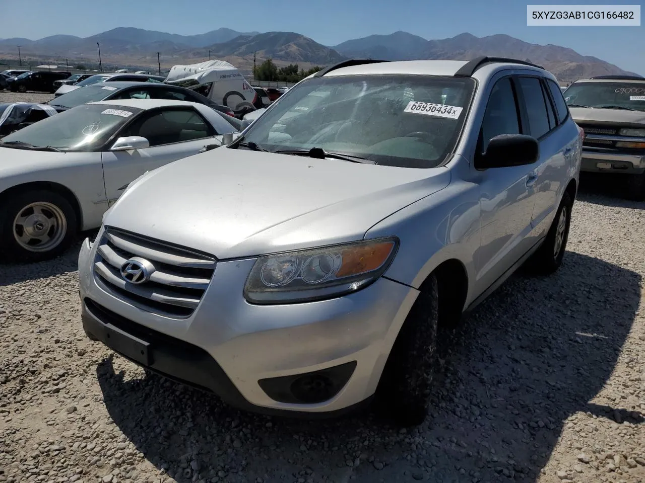 2012 Hyundai Santa Fe Gls VIN: 5XYZG3AB1CG166482 Lot: 68936434