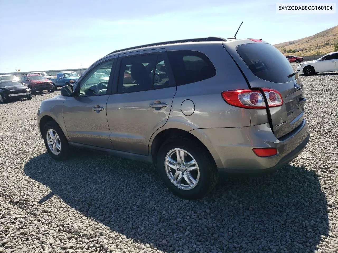 5XYZGDAB8CG160104 2012 Hyundai Santa Fe Gls