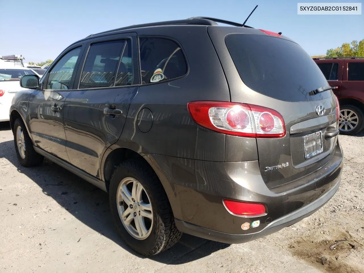 2012 Hyundai Santa Fe Gls VIN: 5XYZGDAB2CG152841 Lot: 69445724