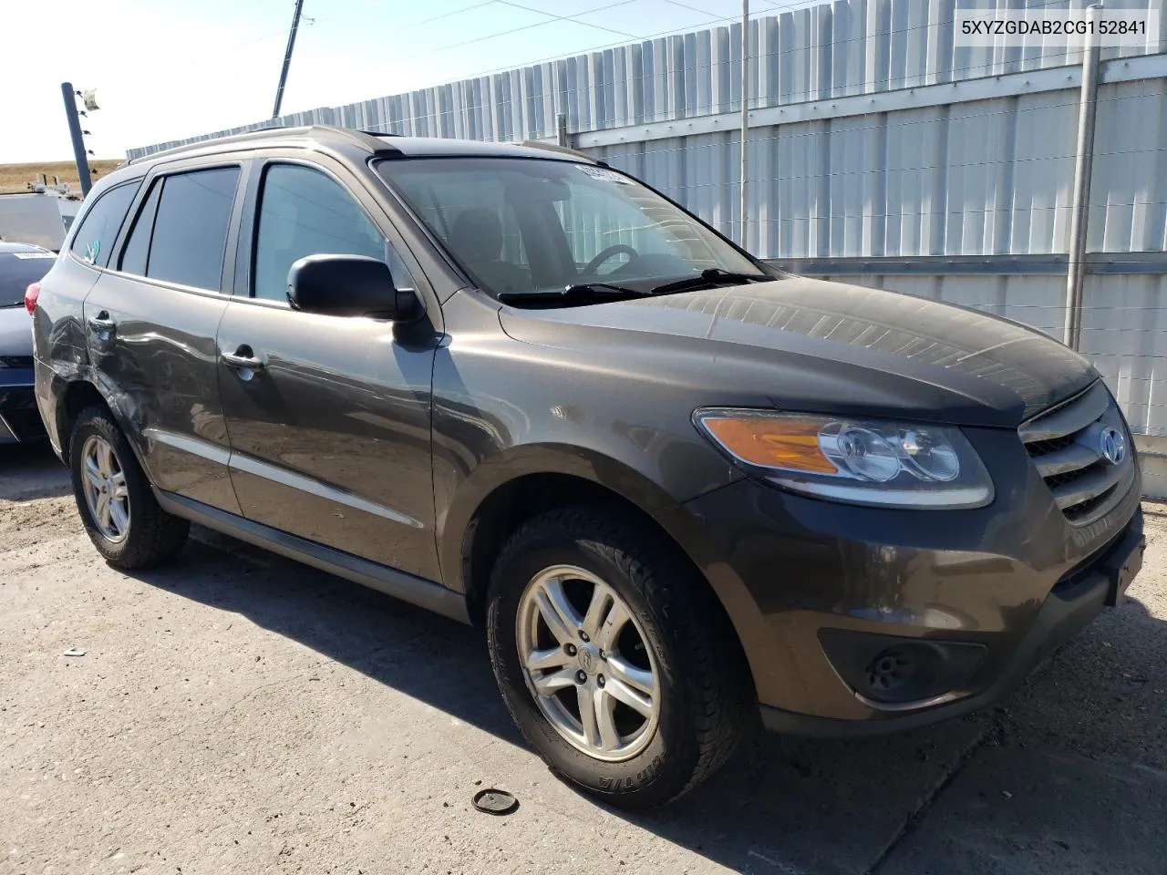 2012 Hyundai Santa Fe Gls VIN: 5XYZGDAB2CG152841 Lot: 69445724