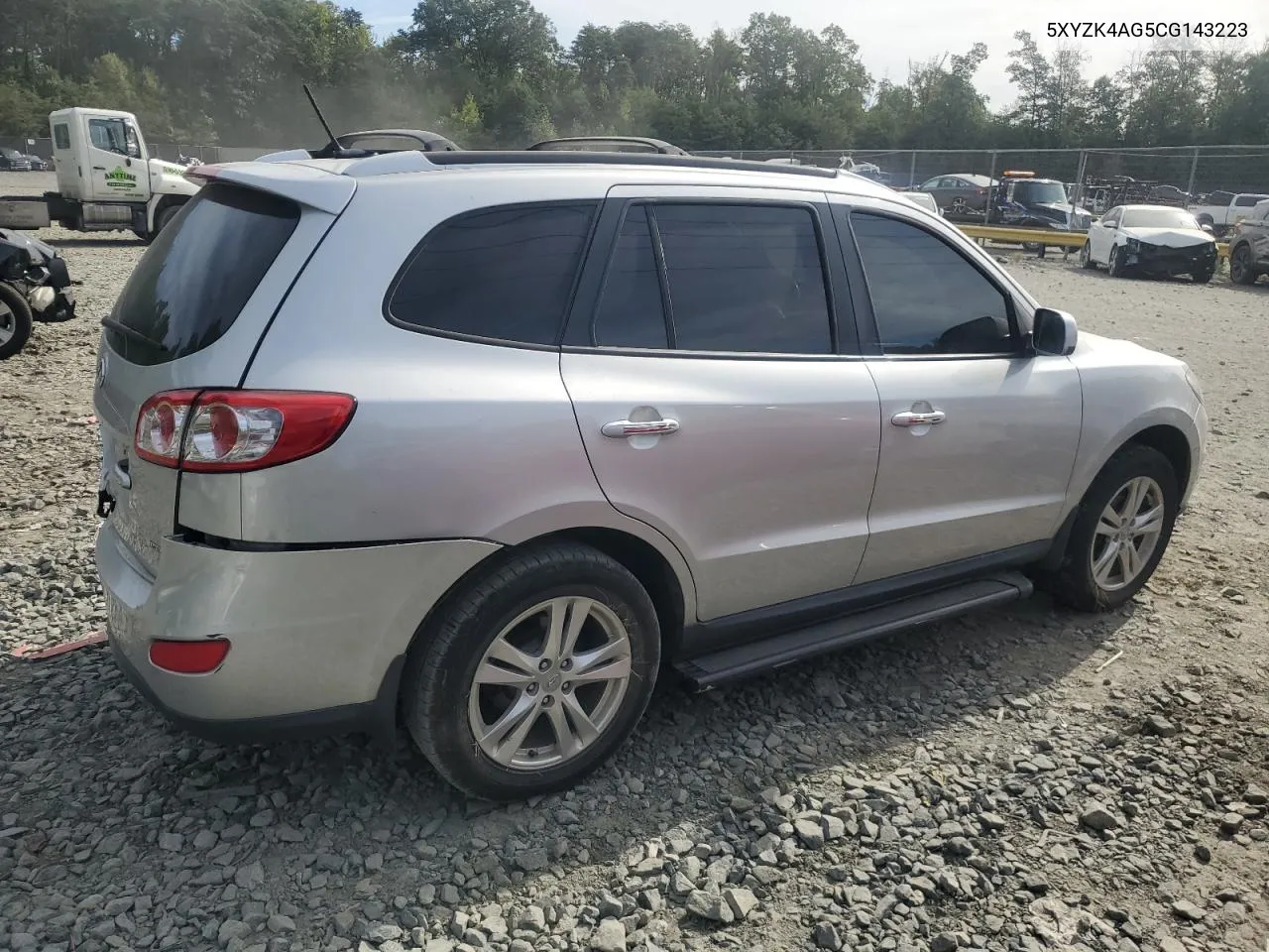 2012 Hyundai Santa Fe Limited VIN: 5XYZK4AG5CG143223 Lot: 69582444