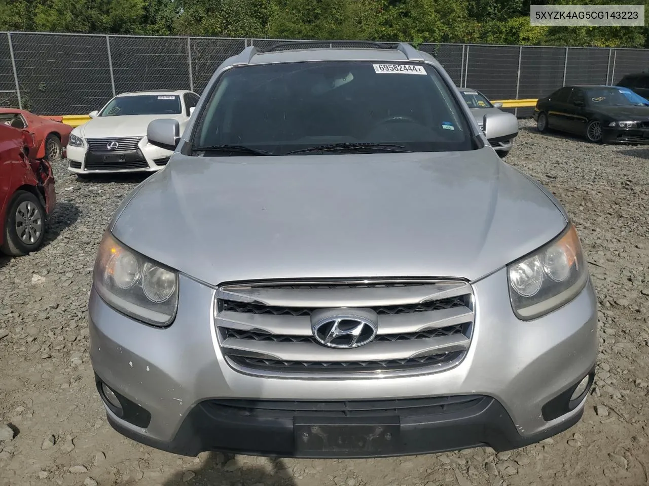 5XYZK4AG5CG143223 2012 Hyundai Santa Fe Limited