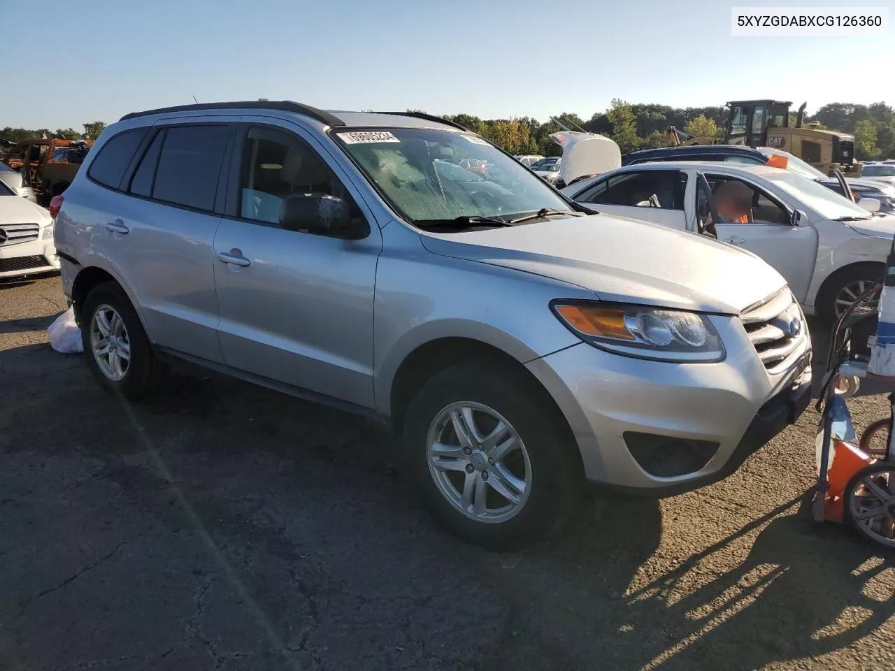 5XYZGDABXCG126360 2012 Hyundai Santa Fe Gls