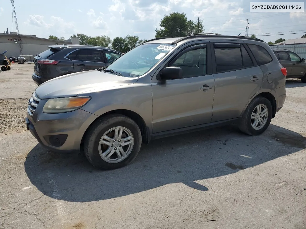 2012 Hyundai Santa Fe Gls VIN: 5XYZGDAB9CG114426 Lot: 69819974