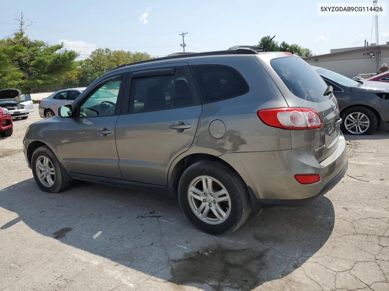 5XYZGDAB9CG114426 2012 Hyundai Santa Fe Gls