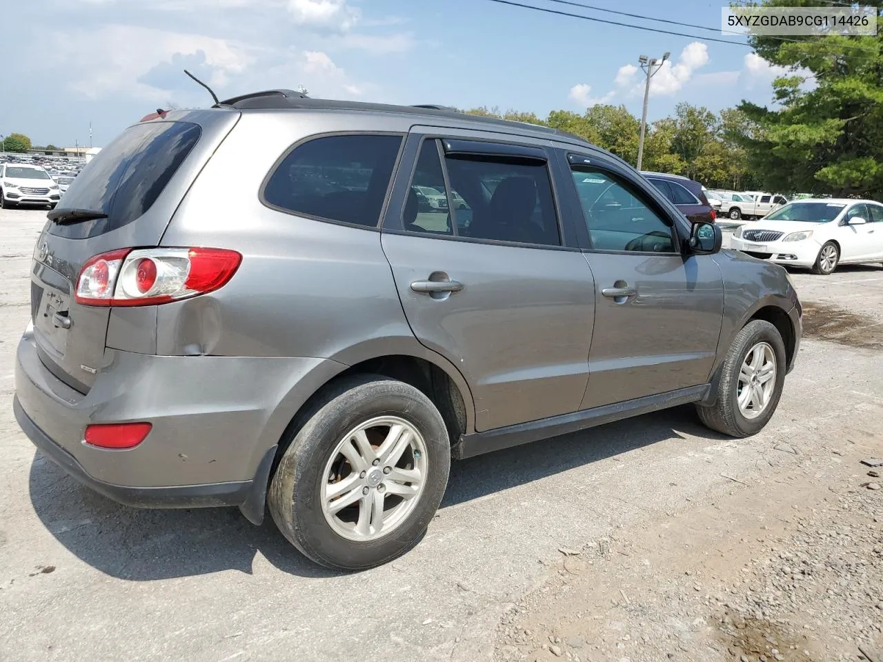 5XYZGDAB9CG114426 2012 Hyundai Santa Fe Gls