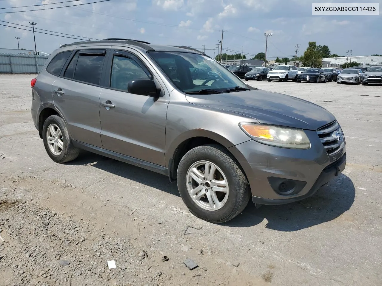 5XYZGDAB9CG114426 2012 Hyundai Santa Fe Gls