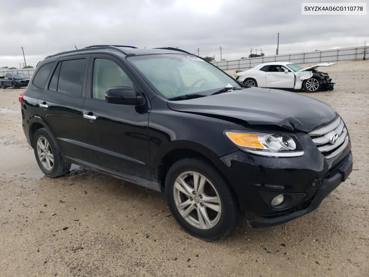 2012 Hyundai Santa Fe Limited VIN: 5XYZK4AG6CG110778 Lot: 69934314