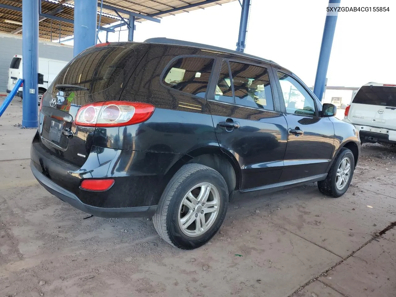 2012 Hyundai Santa Fe Gls VIN: 5XYZGDAB4CG155854 Lot: 70053684