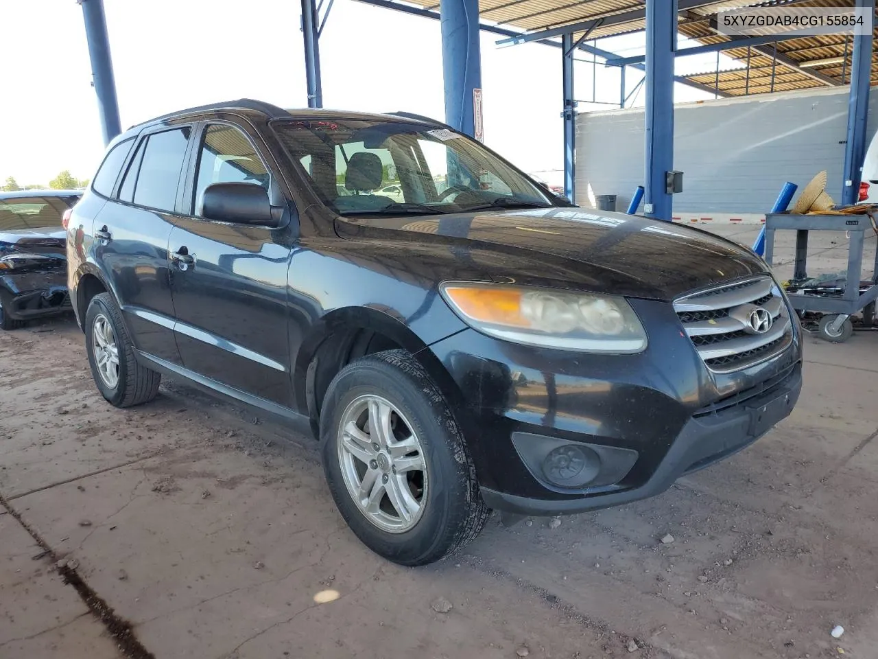 2012 Hyundai Santa Fe Gls VIN: 5XYZGDAB4CG155854 Lot: 70053684