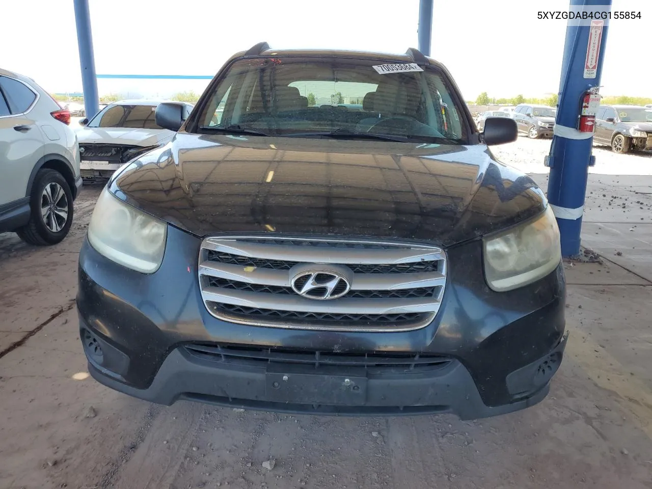 2012 Hyundai Santa Fe Gls VIN: 5XYZGDAB4CG155854 Lot: 70053684