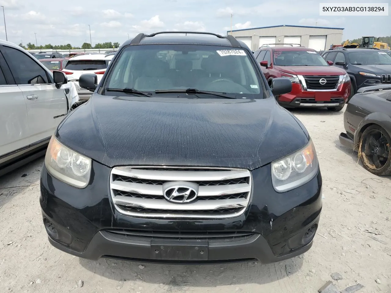 2012 Hyundai Santa Fe Gls VIN: 5XYZG3AB3CG138294 Lot: 70287024