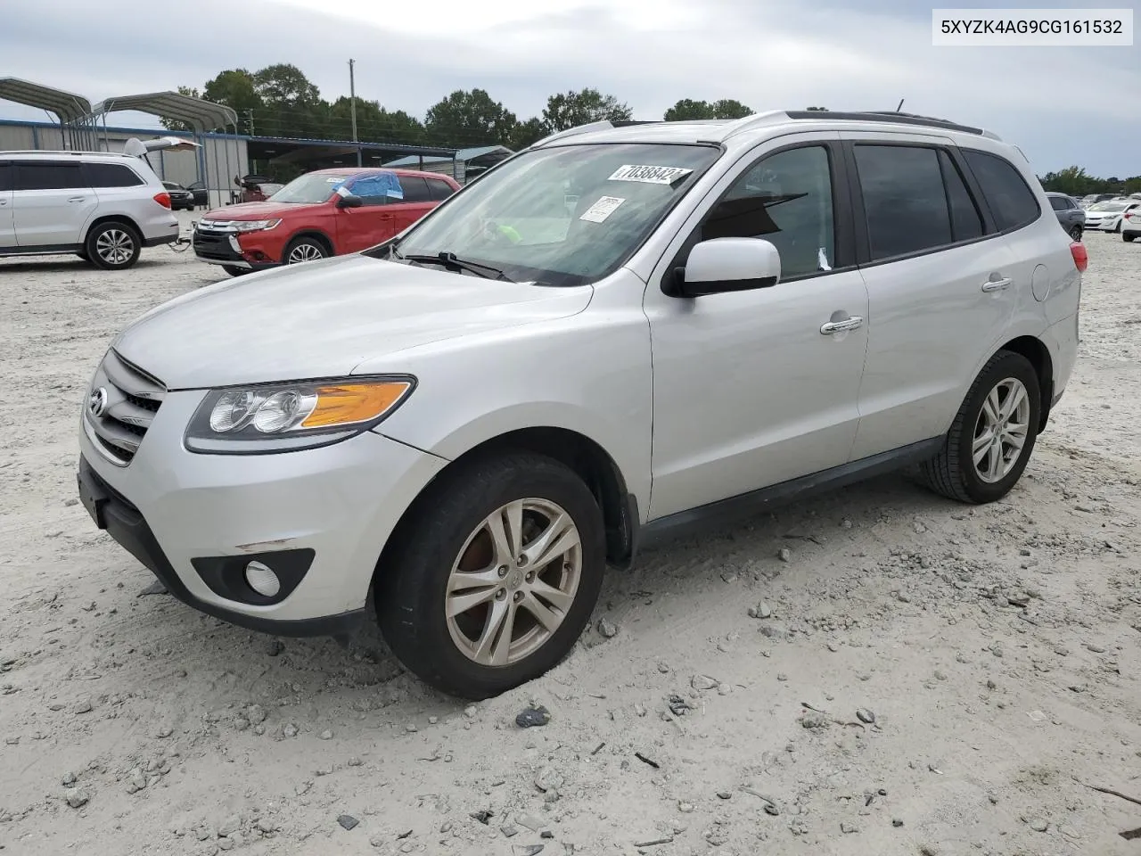 2012 Hyundai Santa Fe Limited VIN: 5XYZK4AG9CG161532 Lot: 70388424