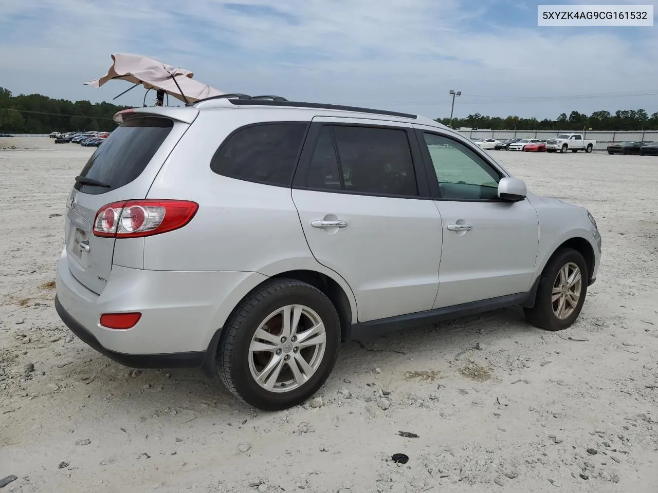 2012 Hyundai Santa Fe Limited VIN: 5XYZK4AG9CG161532 Lot: 70388424