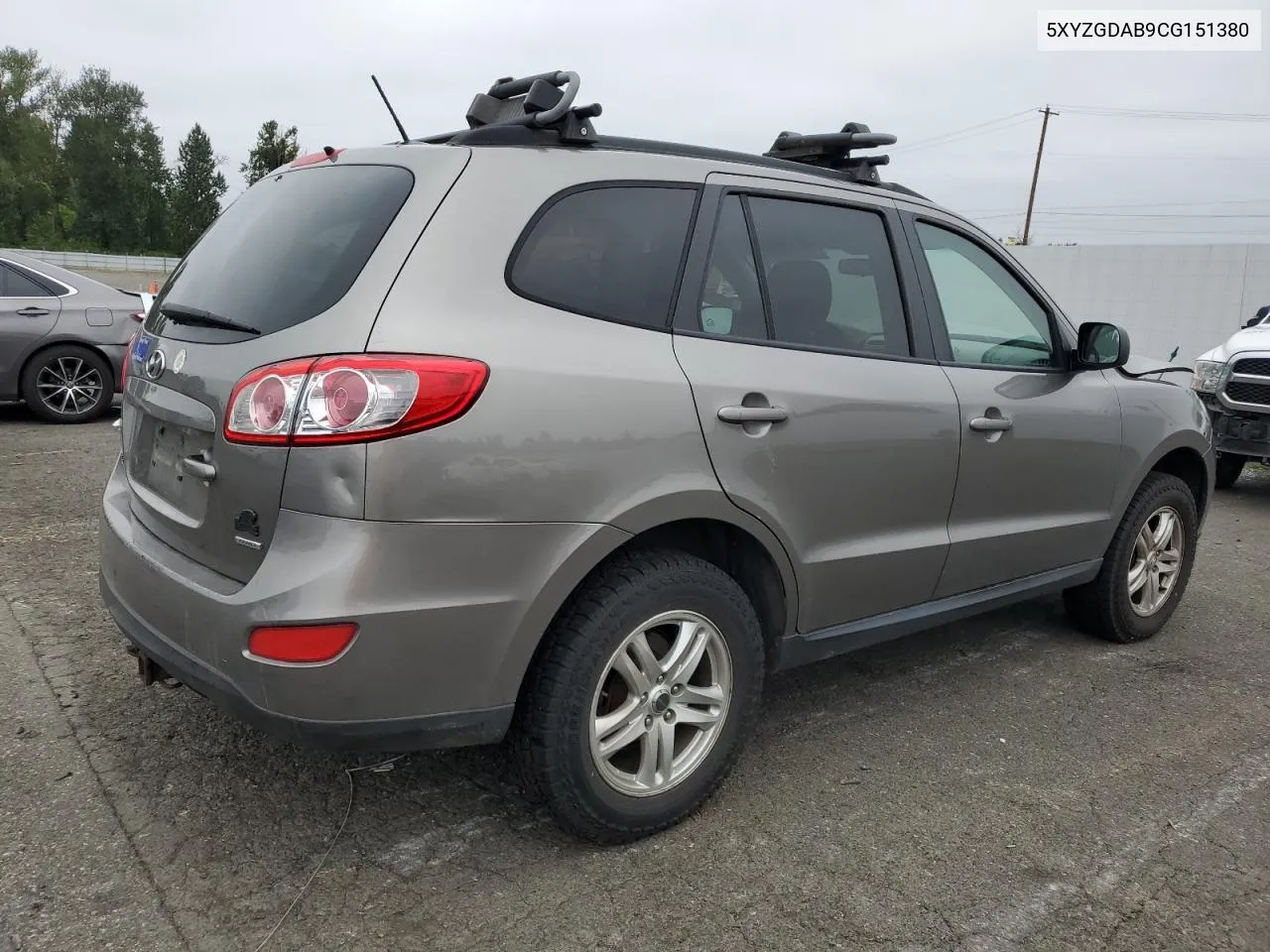 2012 Hyundai Santa Fe Gls VIN: 5XYZGDAB9CG151380 Lot: 70420324