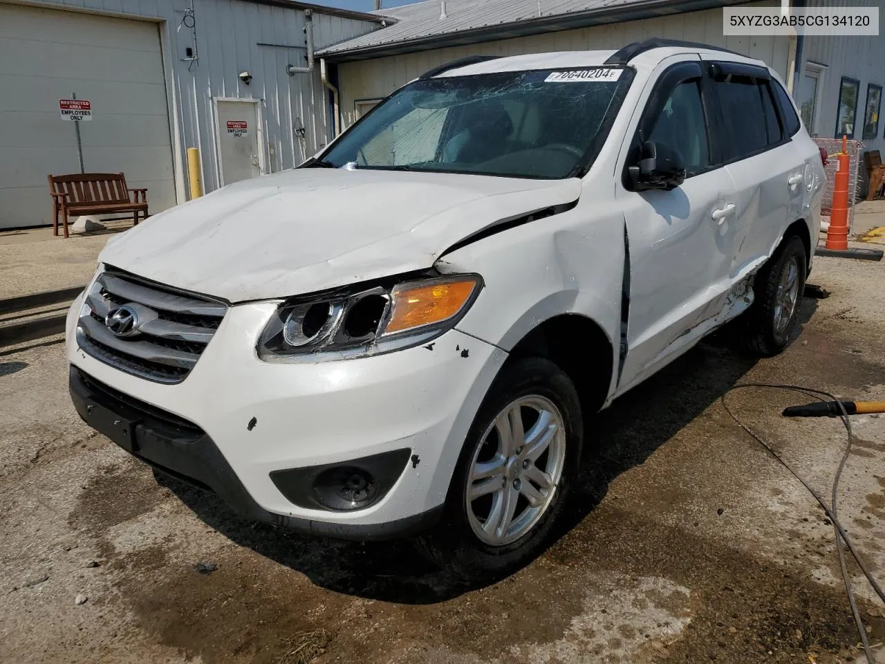 5XYZG3AB5CG134120 2012 Hyundai Santa Fe Gls