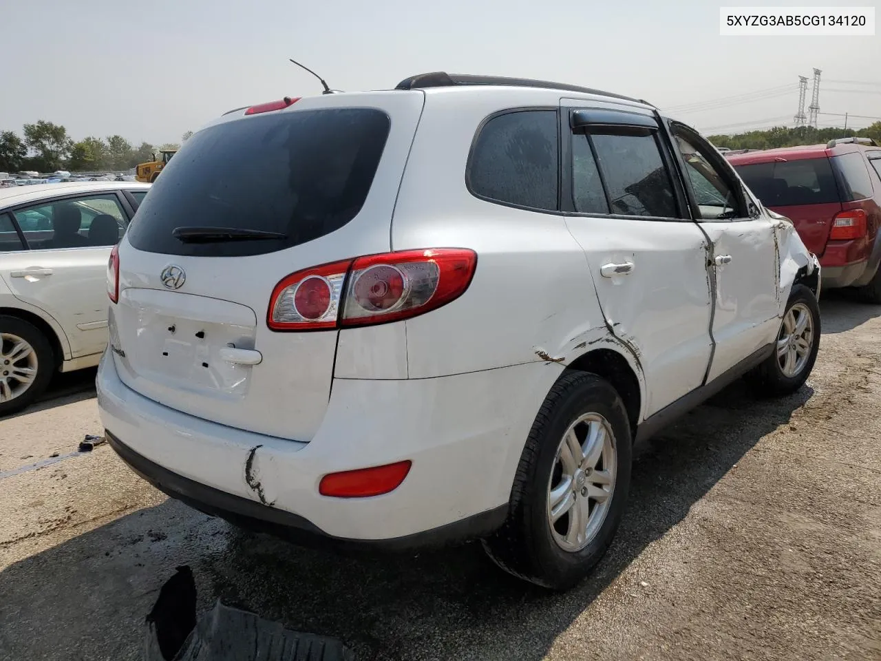 5XYZG3AB5CG134120 2012 Hyundai Santa Fe Gls