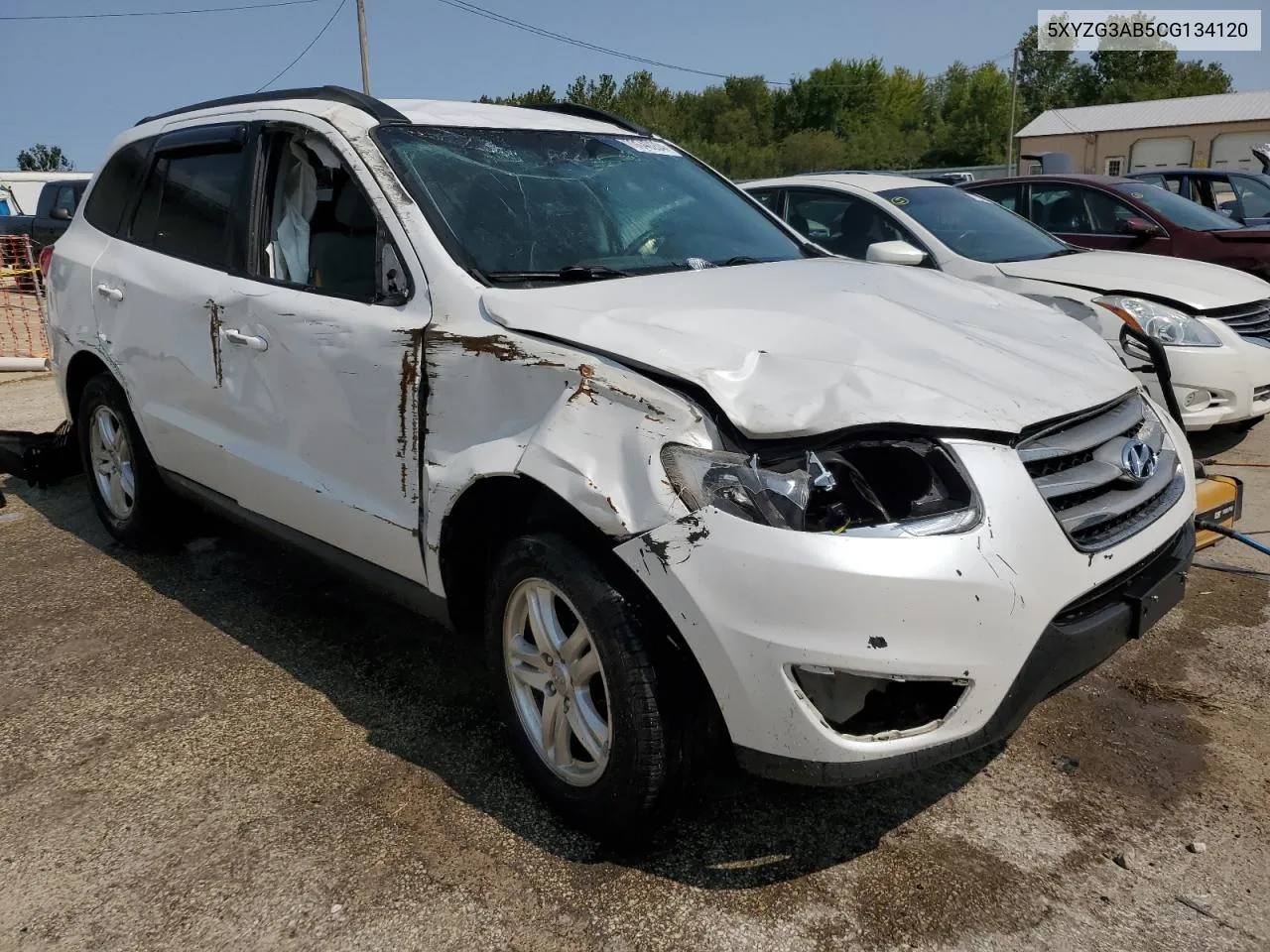 5XYZG3AB5CG134120 2012 Hyundai Santa Fe Gls