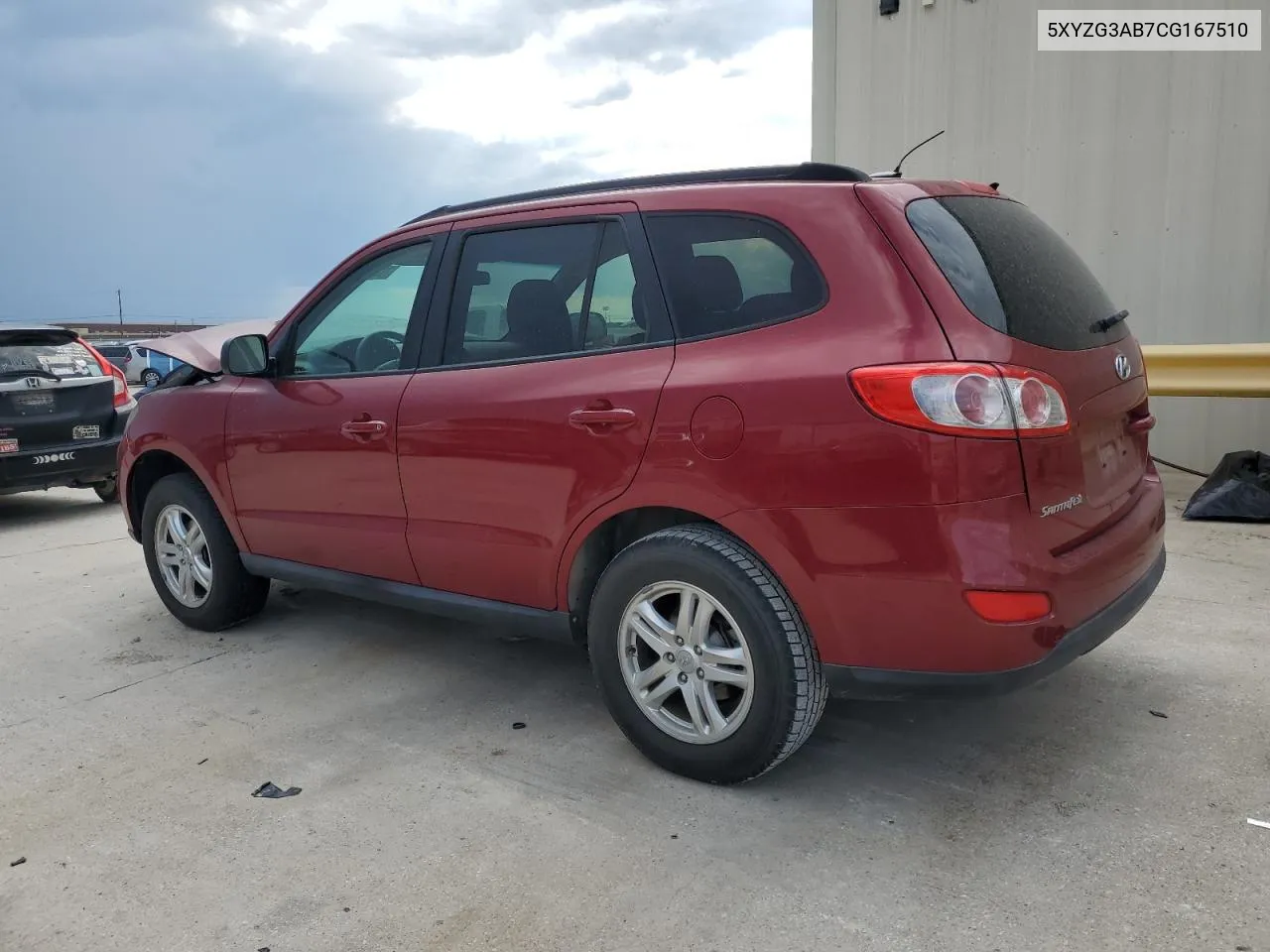 2012 Hyundai Santa Fe Gls VIN: 5XYZG3AB7CG167510 Lot: 70720874