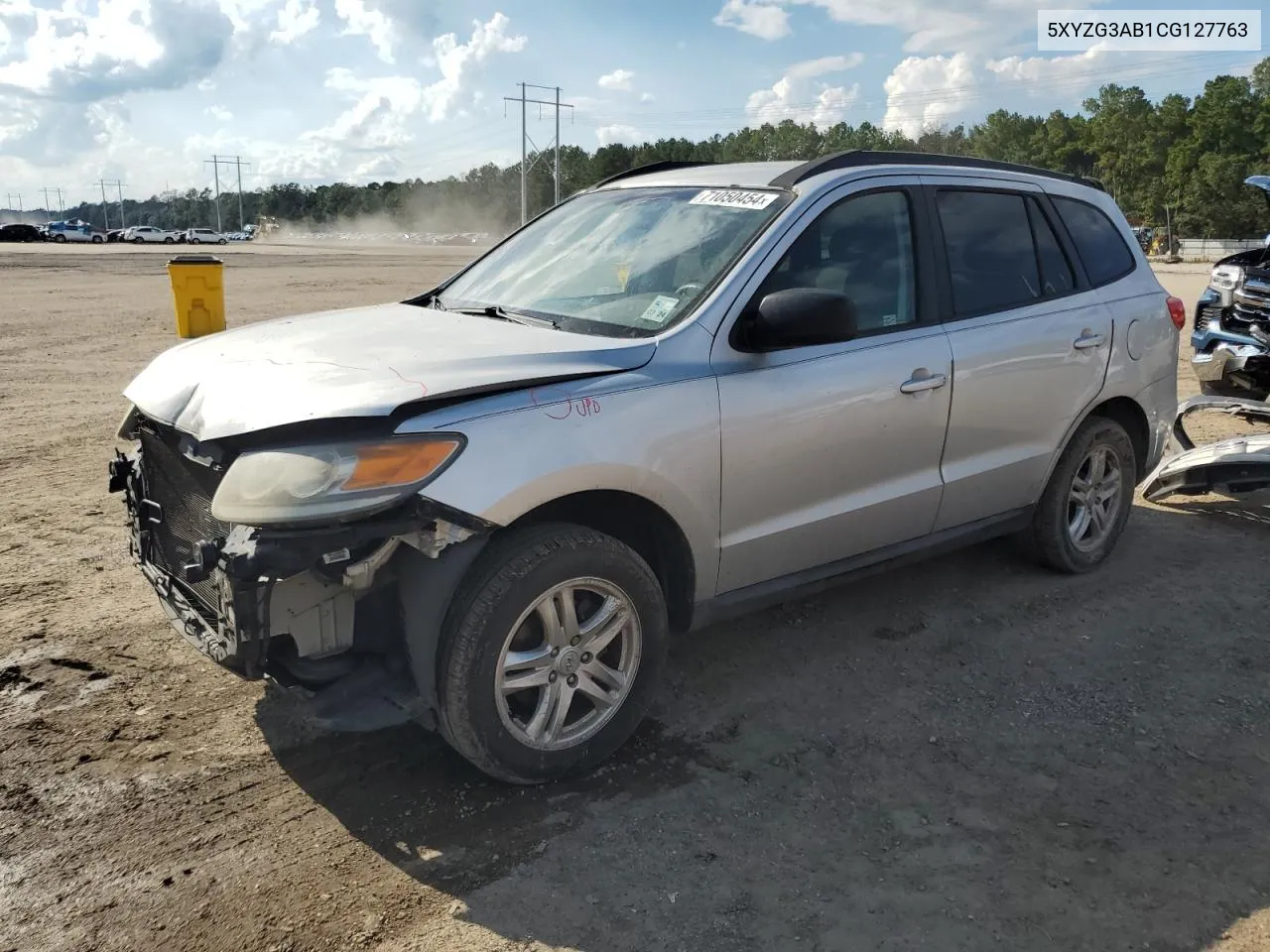 2012 Hyundai Santa Fe Gls VIN: 5XYZG3AB1CG127763 Lot: 71050454