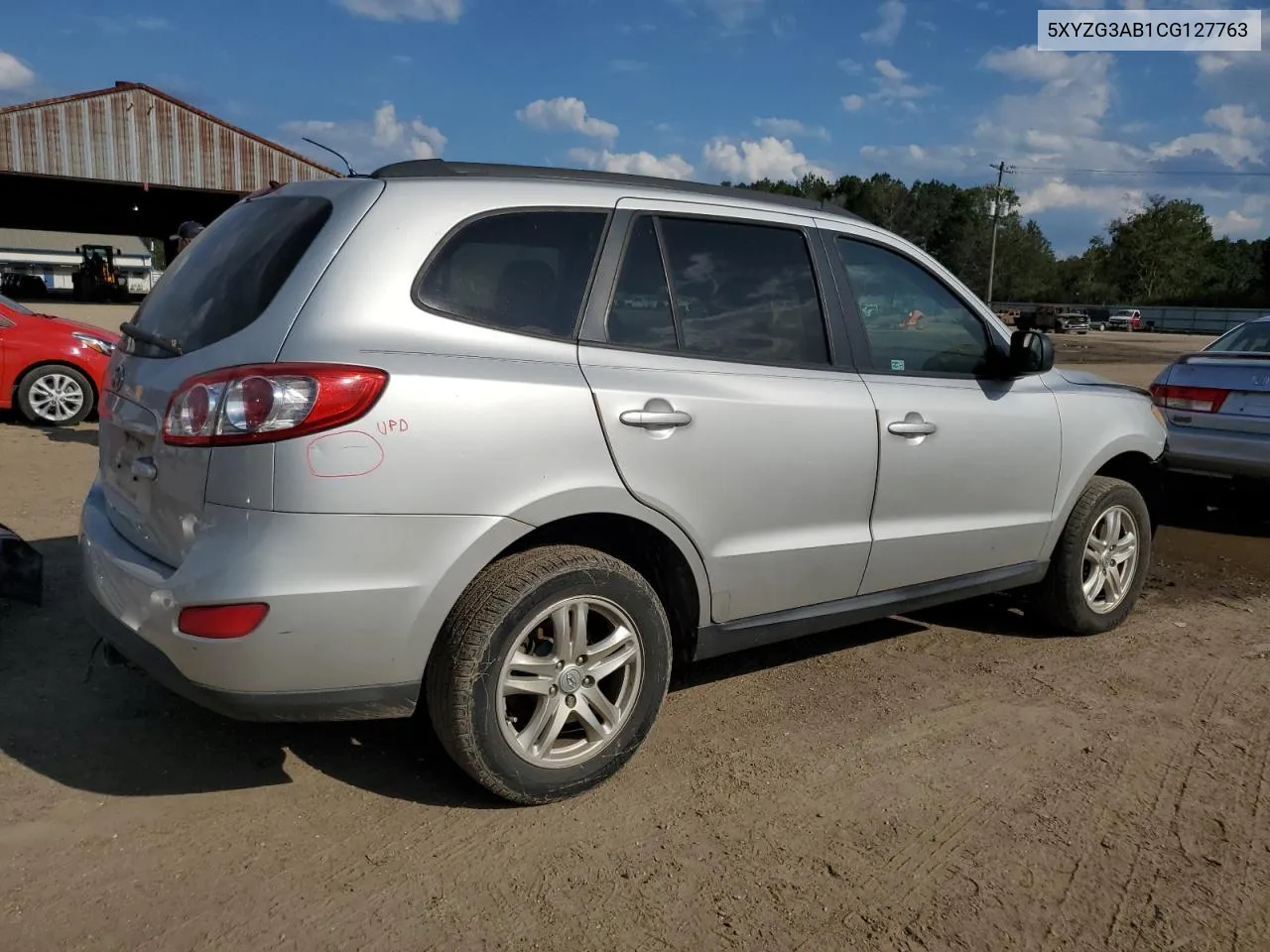 5XYZG3AB1CG127763 2012 Hyundai Santa Fe Gls