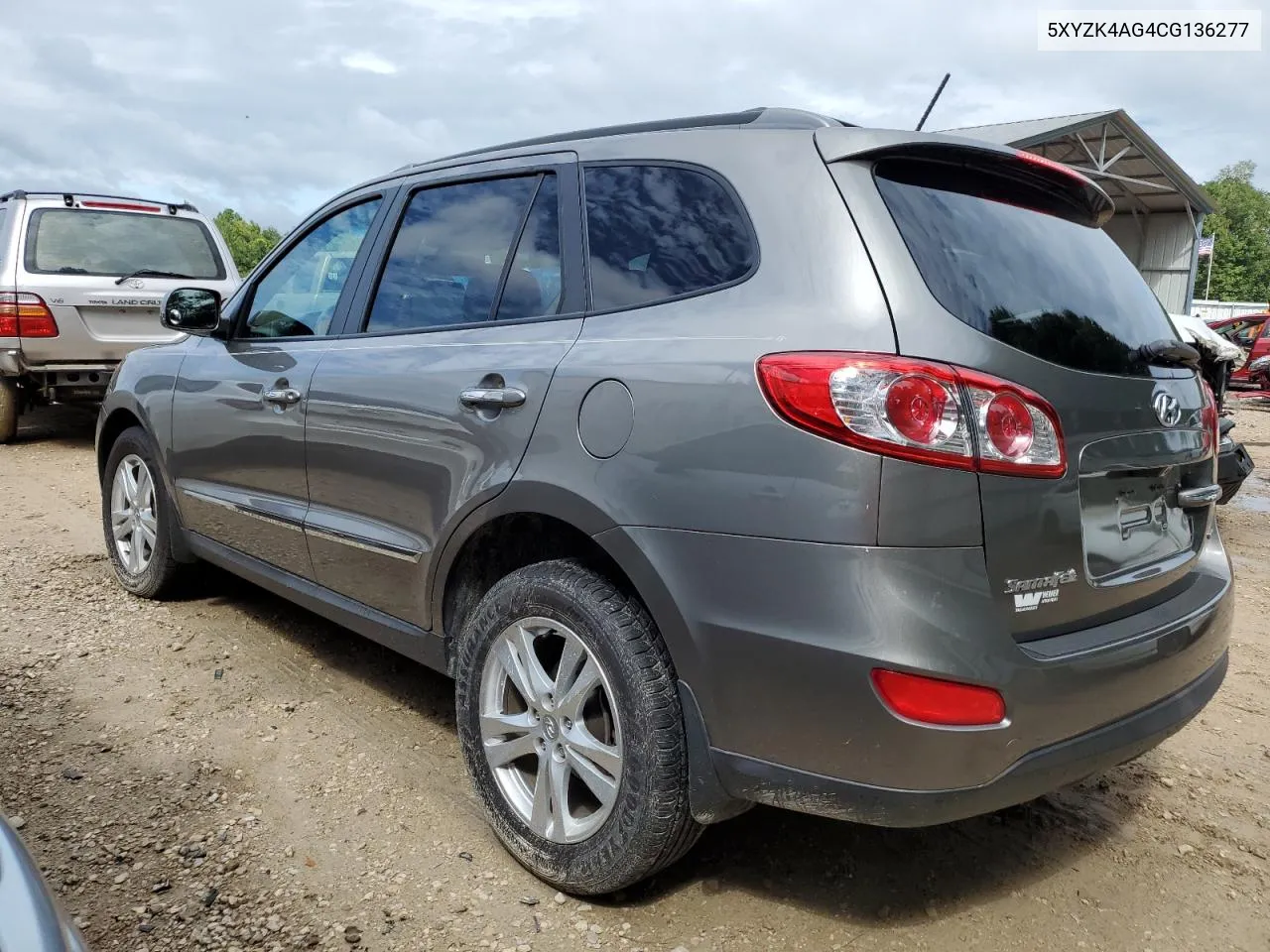 2012 Hyundai Santa Fe Limited VIN: 5XYZK4AG4CG136277 Lot: 71356364