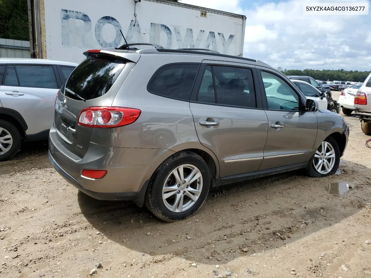 2012 Hyundai Santa Fe Limited VIN: 5XYZK4AG4CG136277 Lot: 71356364