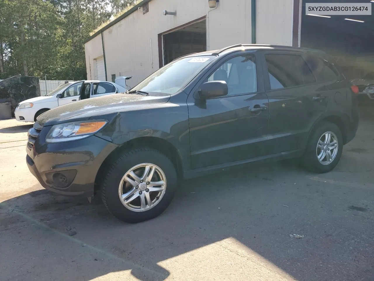 2012 Hyundai Santa Fe Gls VIN: 5XYZGDAB3CG126474 Lot: 71576254