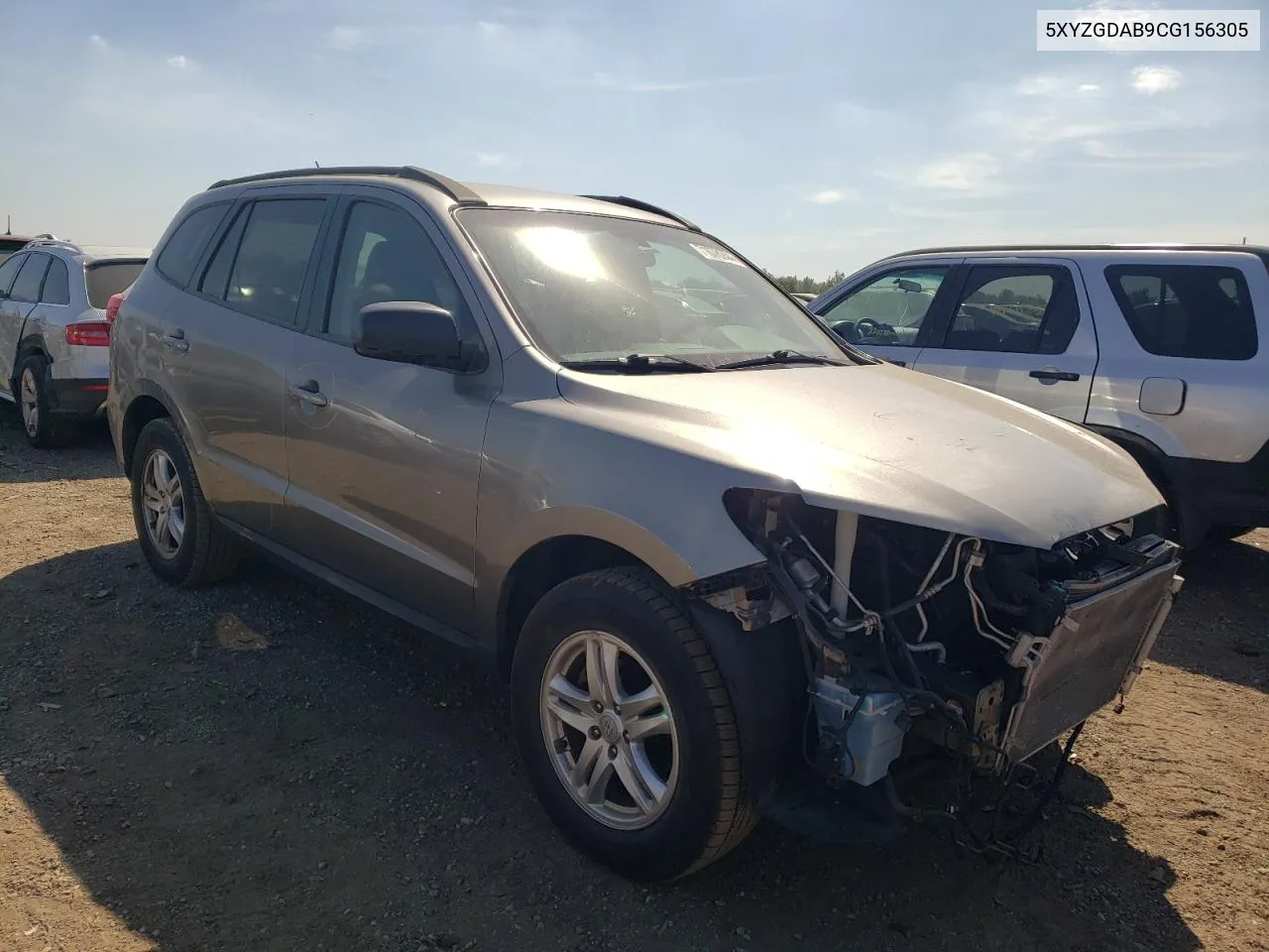 5XYZGDAB9CG156305 2012 Hyundai Santa Fe Gls