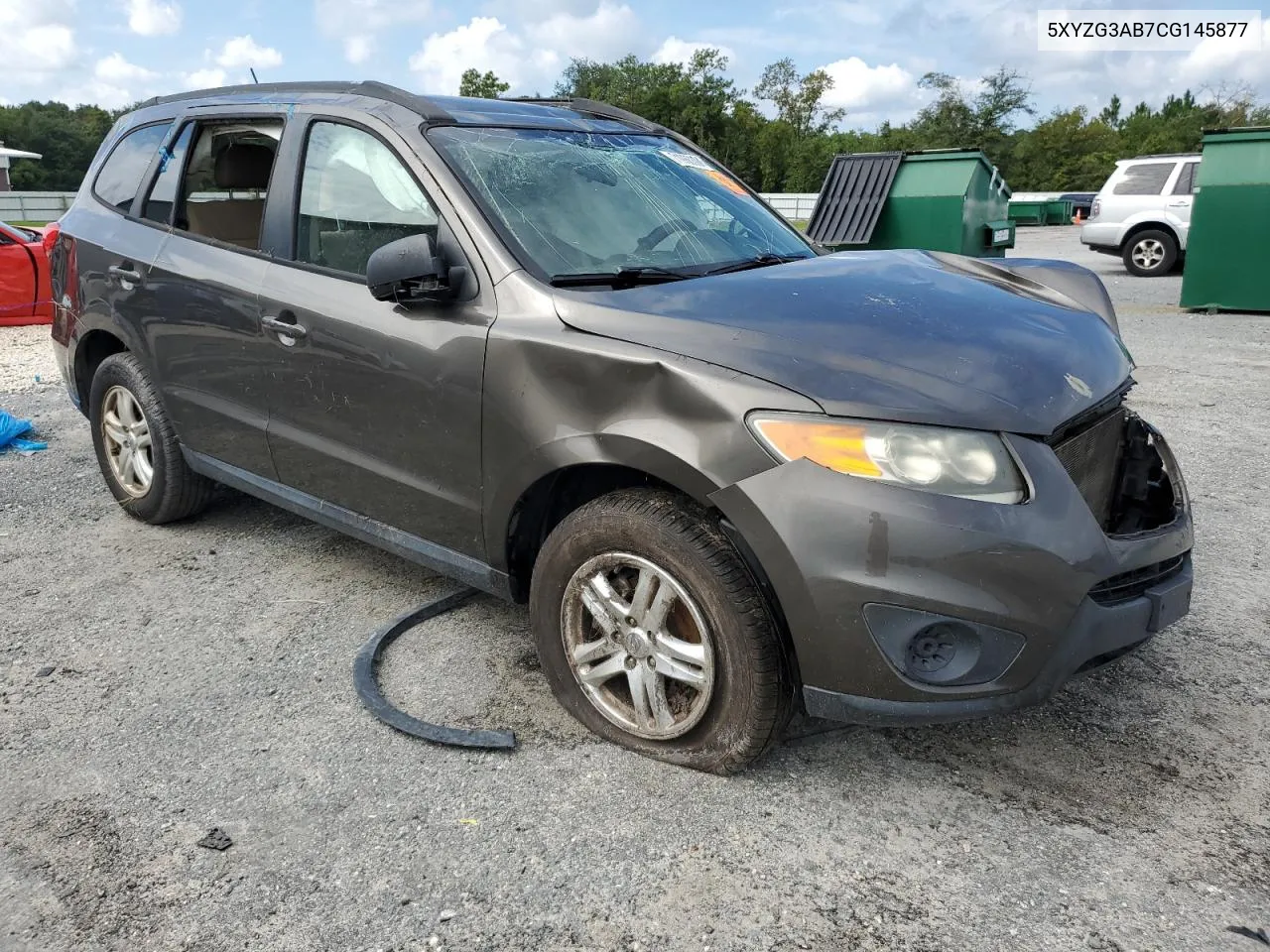 2012 Hyundai Santa Fe Gls VIN: 5XYZG3AB7CG145877 Lot: 71986394