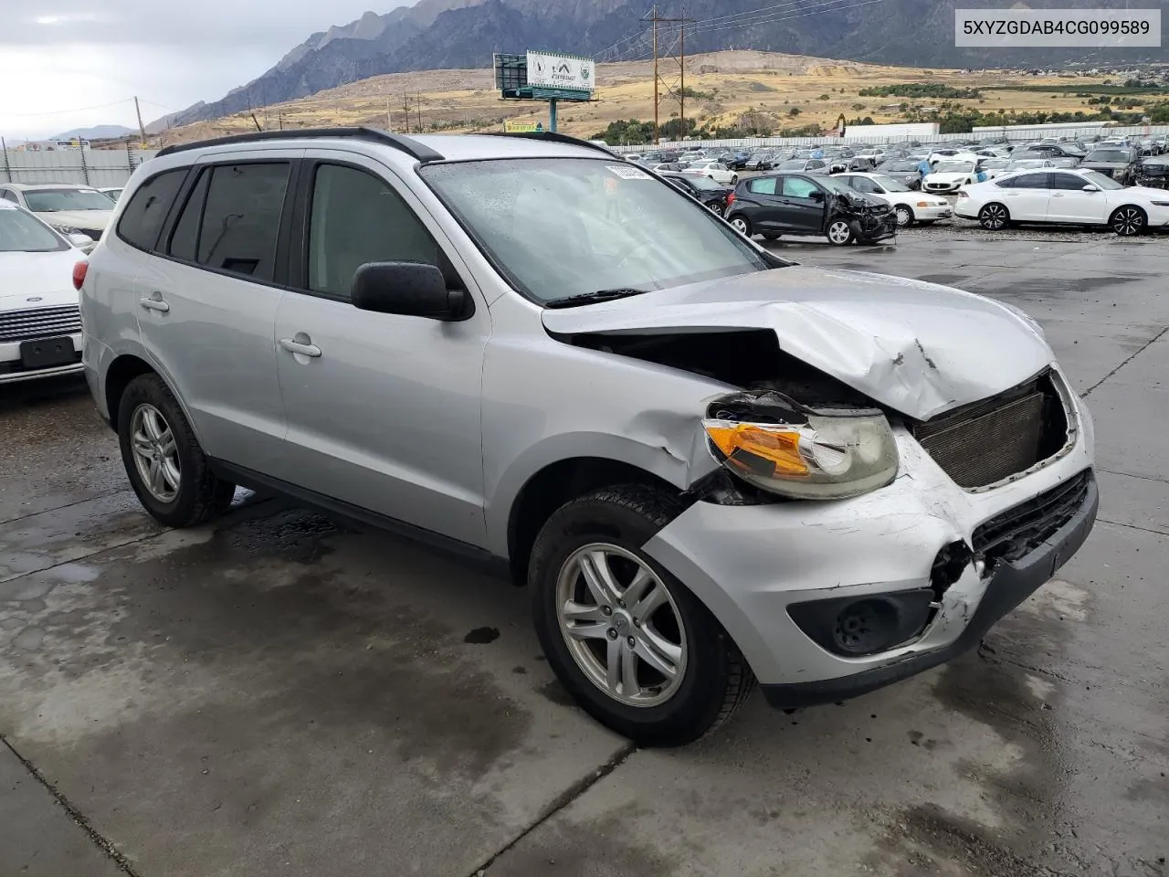 2012 Hyundai Santa Fe Gls VIN: 5XYZGDAB4CG099589 Lot: 72057954