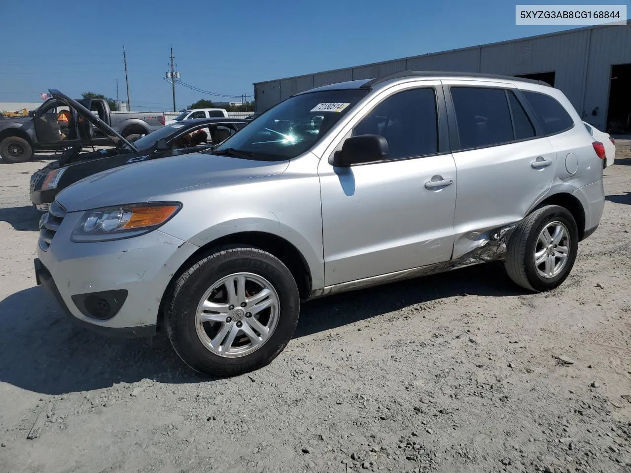 2012 Hyundai Santa Fe Gls VIN: 5XYZG3AB8CG168844 Lot: 72180514